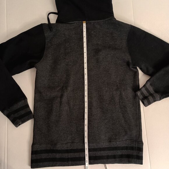 Harry Potter Hoodie Dark Gray and Black Draco Shield Adult Size S - Picture 13 of 16